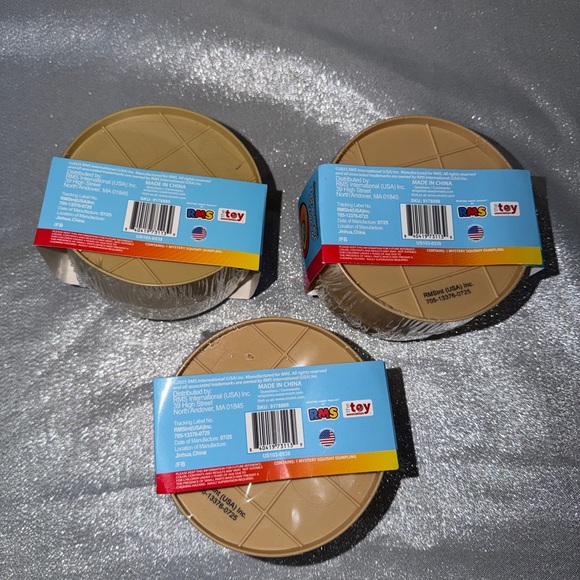 (3) Crazy Fun Rainbow Mystery Squishy Bun Dumpling - Tie Dye Series - Picture 3 of 4